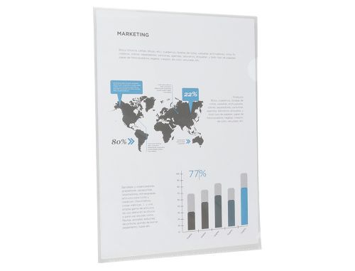 Bolsa dossier liderpapel com separador polipropileno din a4 incolor 20 folhas , Liderpapel , 20078 , 8423473200784